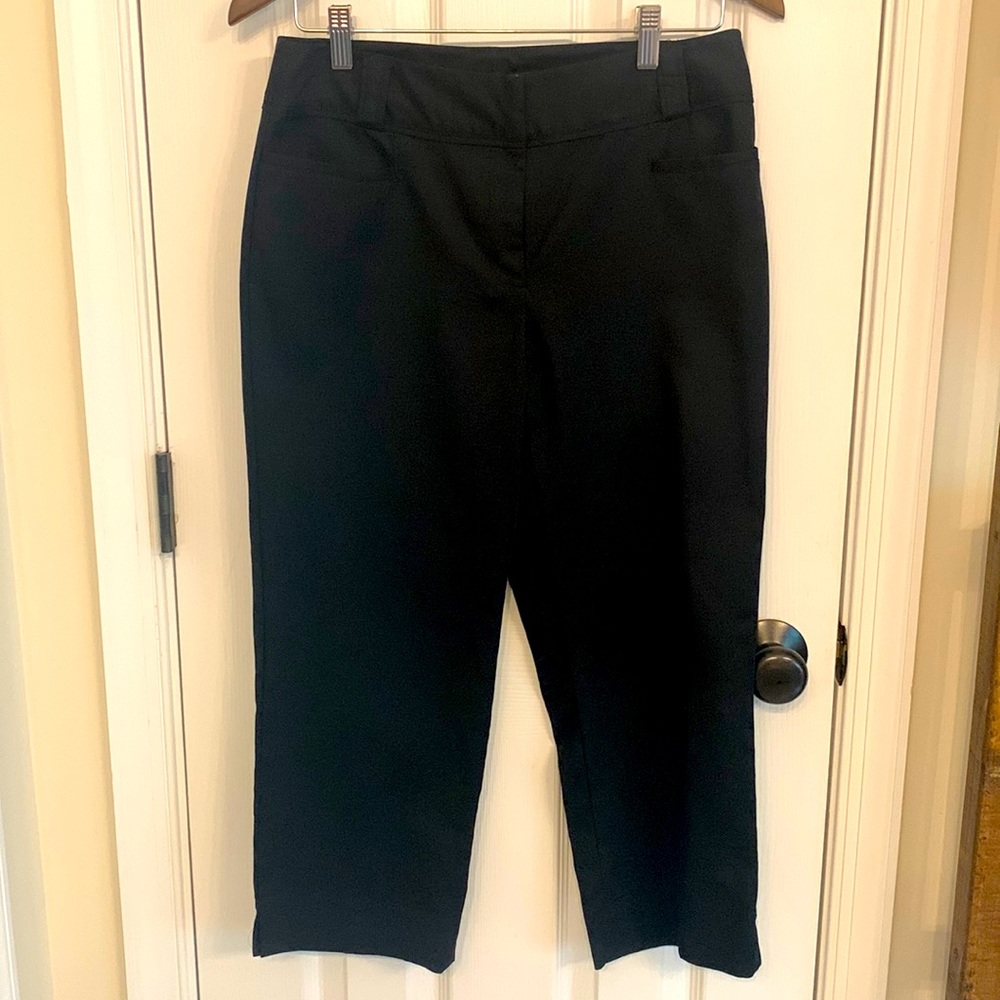 Ankle cropped dress pants